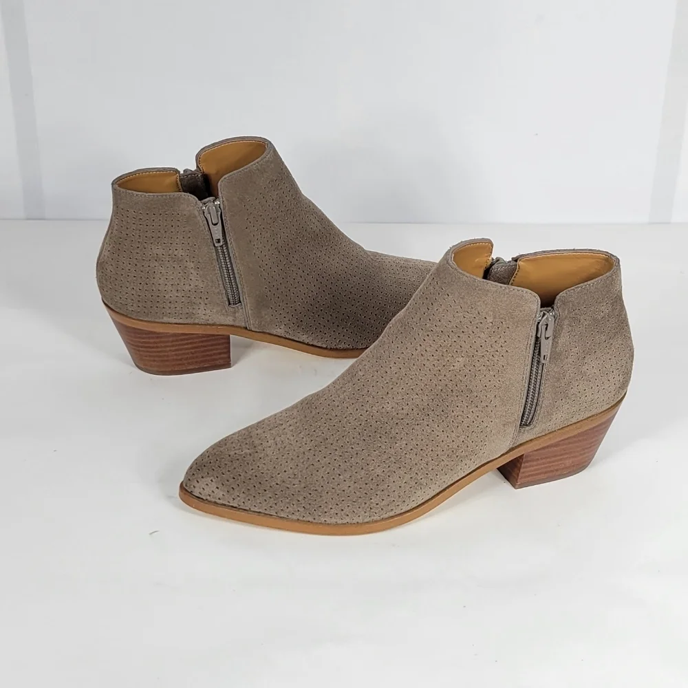 J. Crew Taupe Ankle Booties #806 Size 9.5